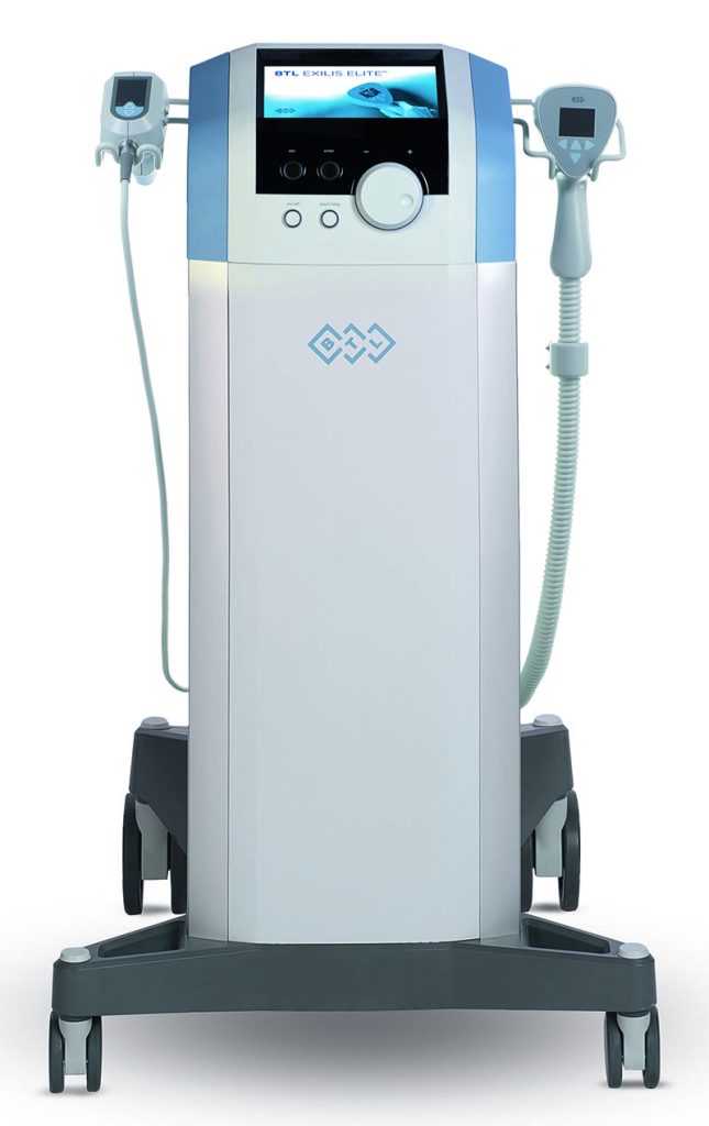 L'appareil utilisé dans le cadre du traitement pour raffermir la peau EXILIS ULTRA 360